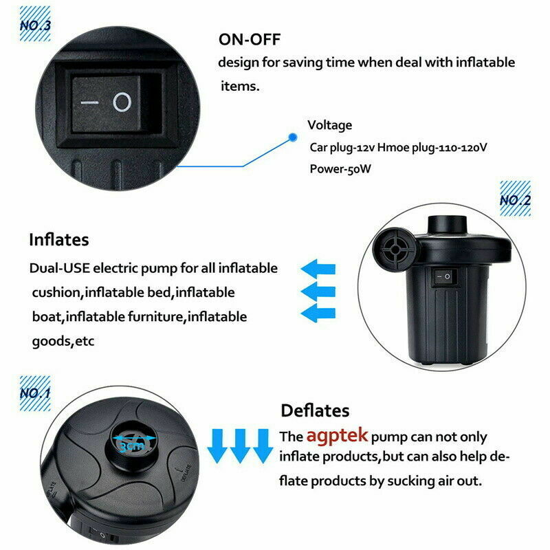 2 in 1 Electric Air Pump