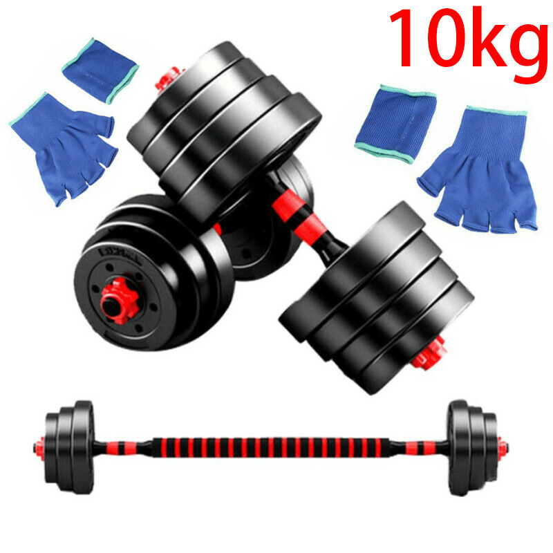 10Kg Dumbells Pair Barbell Set