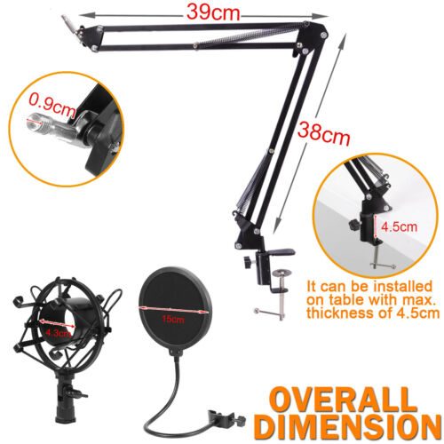 Condenser Microphone Stand Boom Kit