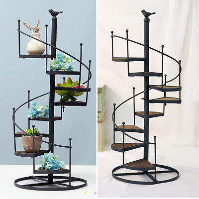 Spiral Ladder Stair 8 Tier Metal Plant Stand