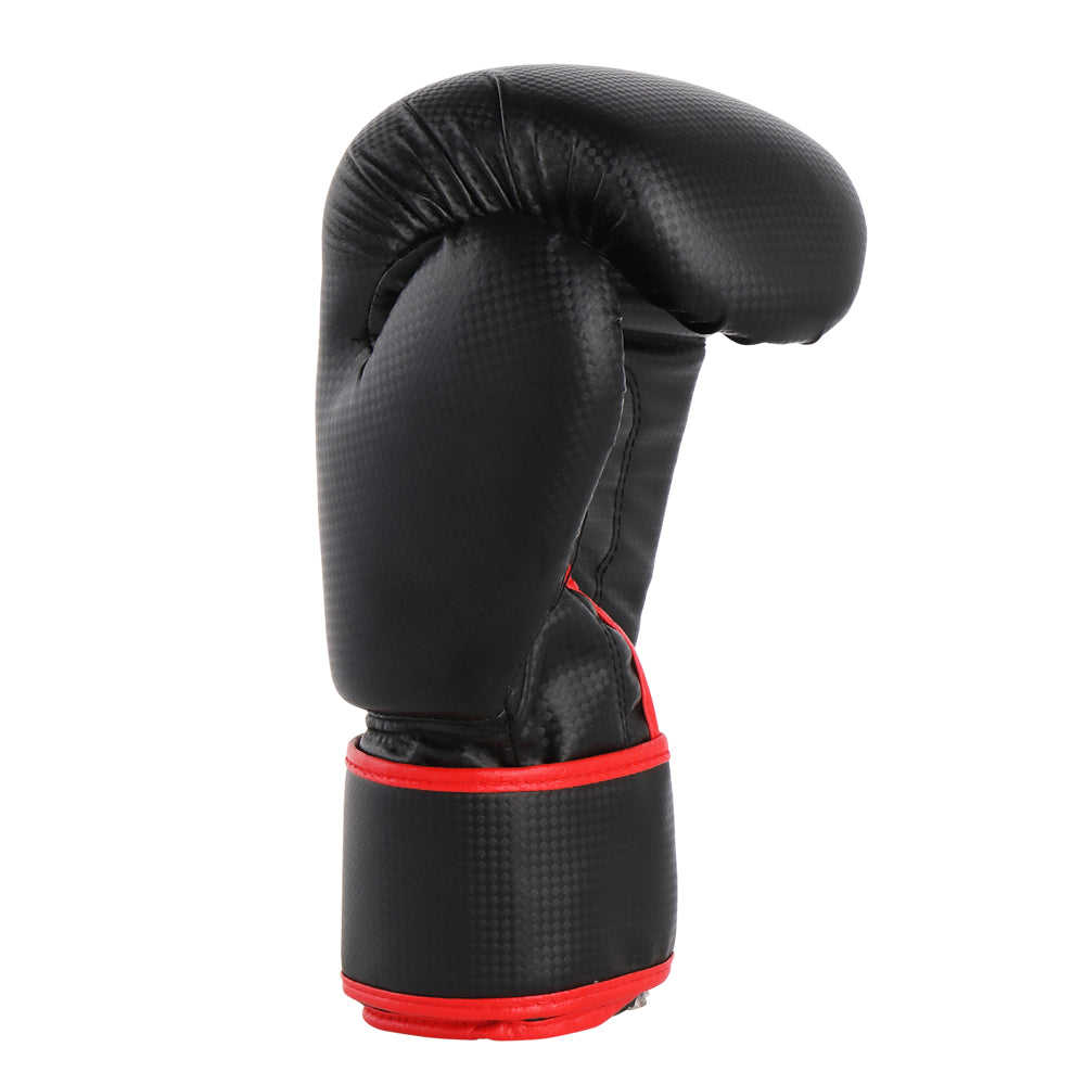 PVC Compressed 14Oz Combat Training Boxing Gloves Black