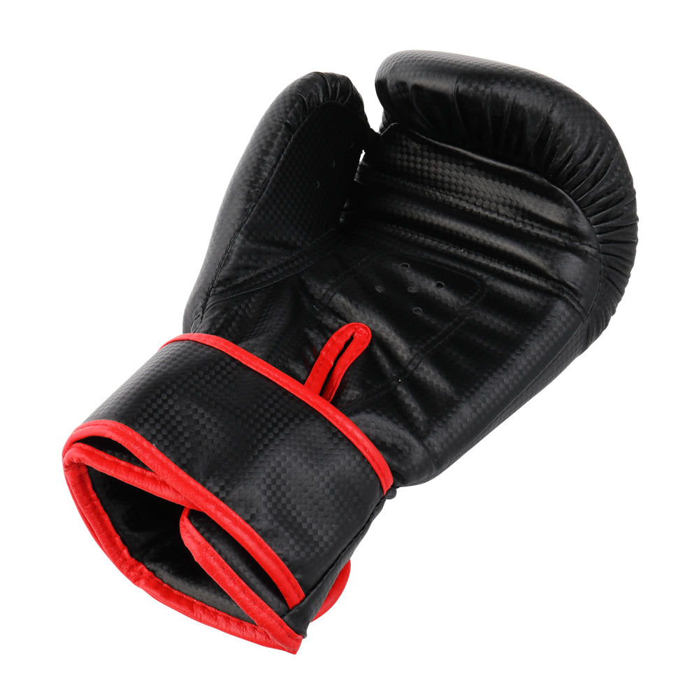 PVC Compressed 14Oz Combat Training Boxing Gloves Black