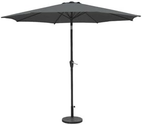 2.7M Garden Parasol Sun Shading Umbrella with Tilt & Crank Mechanism UV Waterproof Patio Parasol Sun Shade Protection for Outdoor, Garden and Patio