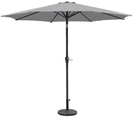 2.7M Garden Parasol Sun Shading Umbrella with Tilt & Crank Mechanism UV Waterproof Patio Parasol Sun Shade Protection for Outdoor, Garden and Patio