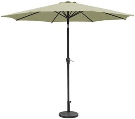 2.7M Garden Parasol Sun Shading Umbrella with Tilt & Crank Mechanism UV Waterproof Patio Parasol Sun Shade Protection for Outdoor, Garden and Patio