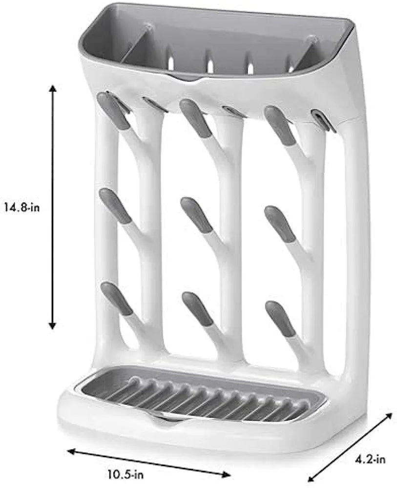 Space Saving Drying Rack, Grey and White