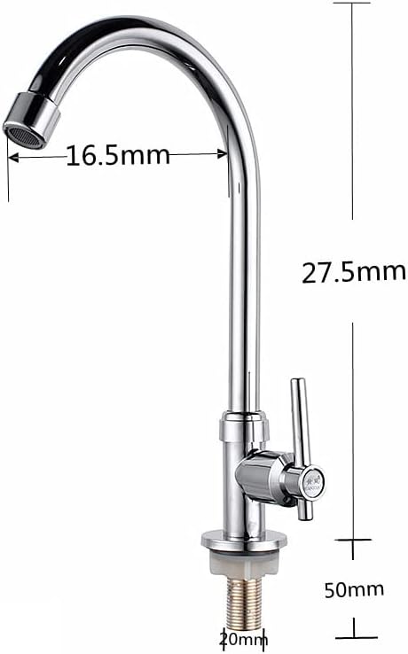 360 Degree Swivel Faucet, Kitchen Sink Taps(No Hot Water)