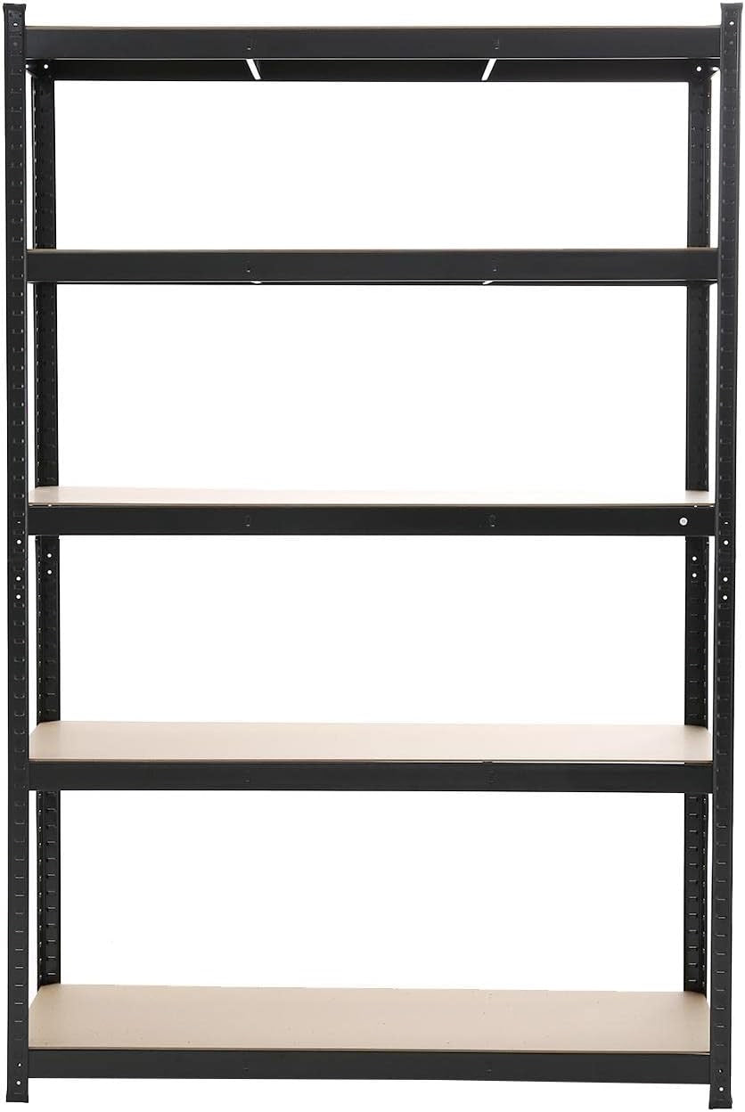 5 Tiers Metal Shelving Units Warehouse Racking Shelf Heavy Duty Steel 175kgs Per Bay 180X100X40CM