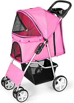 Brand new in original box 3-Wheel Pet Stroller Grey colour Zip in front secured