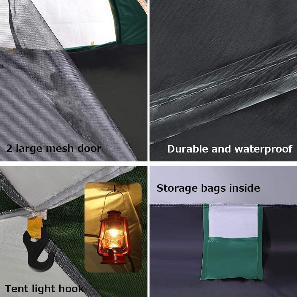 Automatic Pop Up Tent for 3-4 
Waterproof & UV Protection