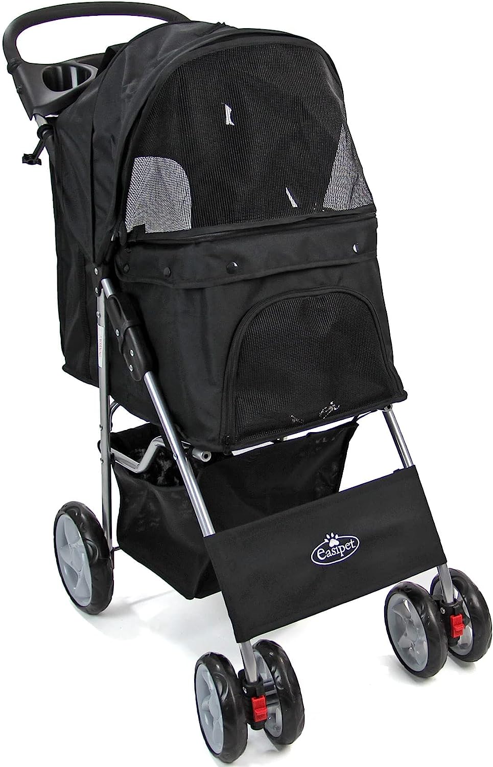 Pet Travel Dog Stroller Pushchair Black