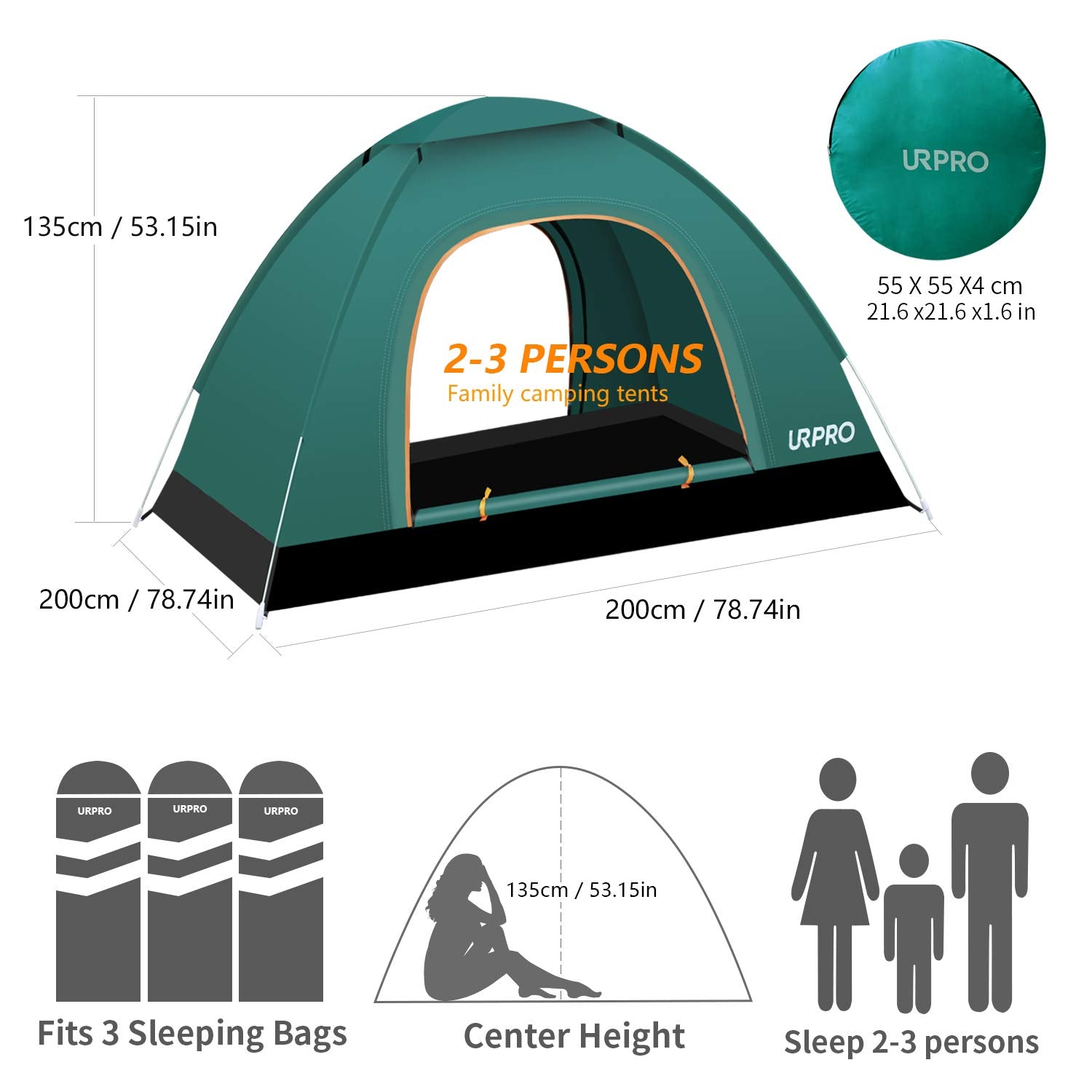 Automatic pop up Camping Tent