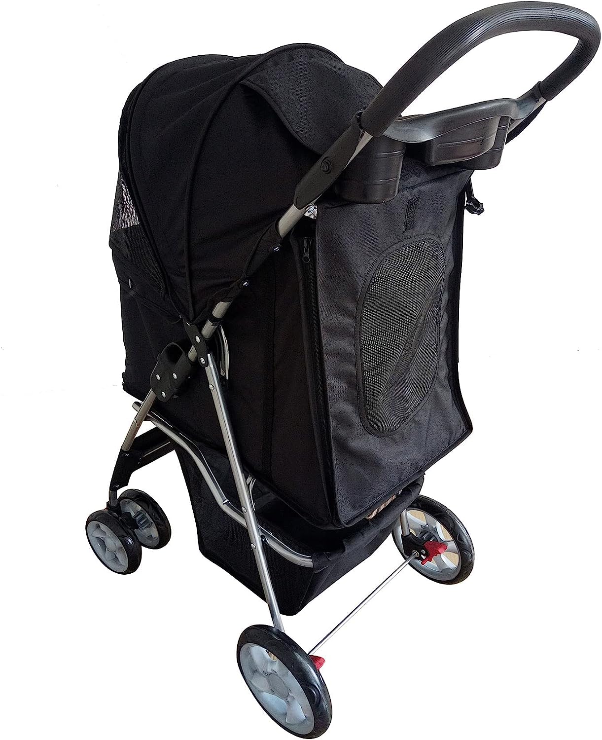 Pet Travel Dog Stroller Pushchair Black