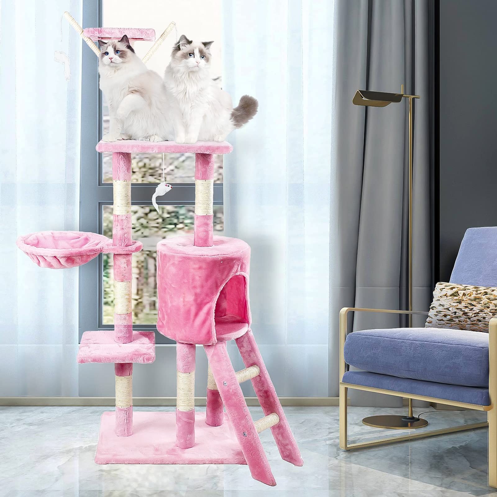 Cat Kitten Pet Tree Tower Scratcher