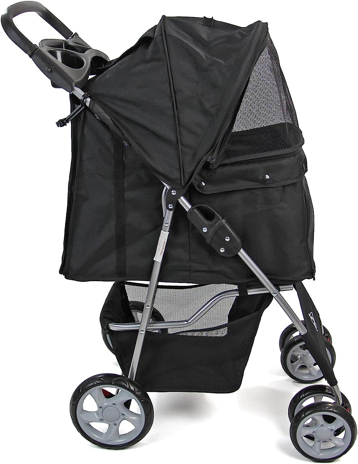 Pet Travel Dog Stroller Pushchair Black