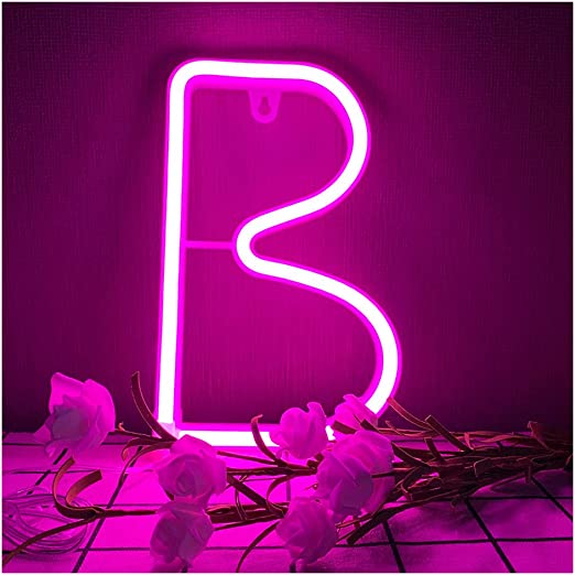 Neon Alphabet Sign