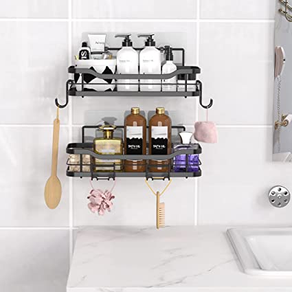 Shower Caddy Black, Shower Shelf