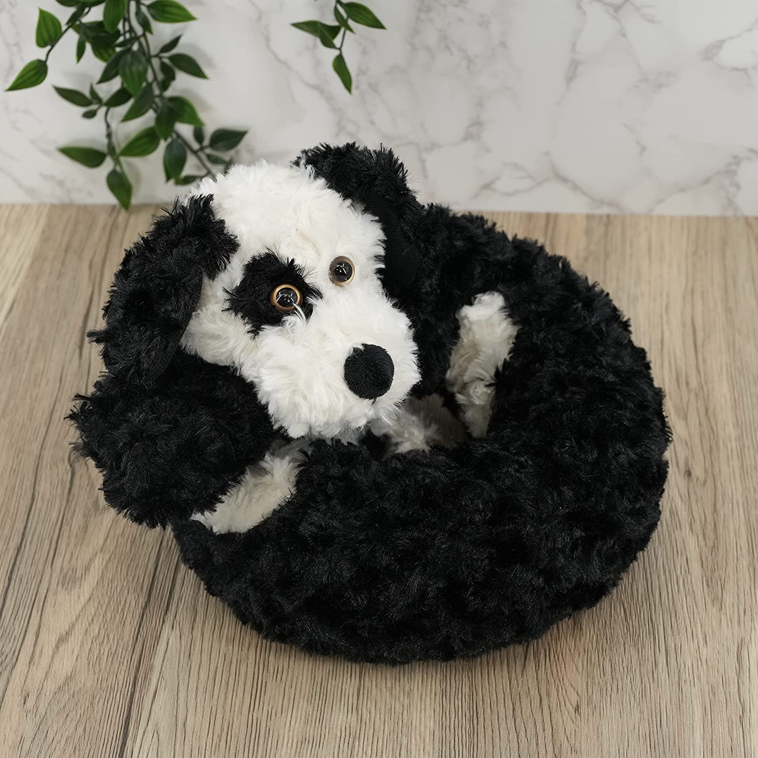 Dog Cat Design Soft Micro Fleece Draught Draft Excluder Door Cushion