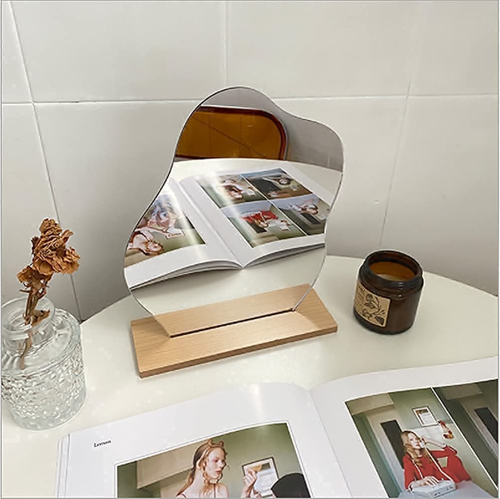 Acrylic Makeup Mirror Frameless Decorative Vanity Table Mirror