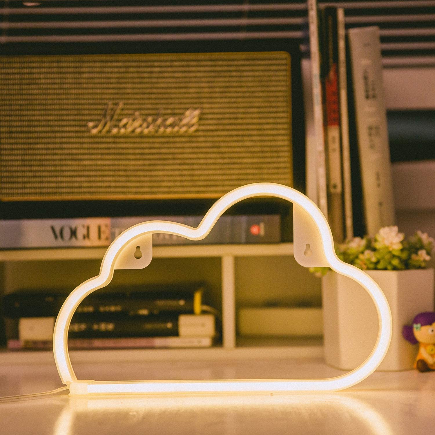 Neon Cloud Sign