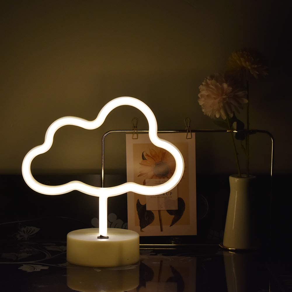 Neon Cloud Table Lamp