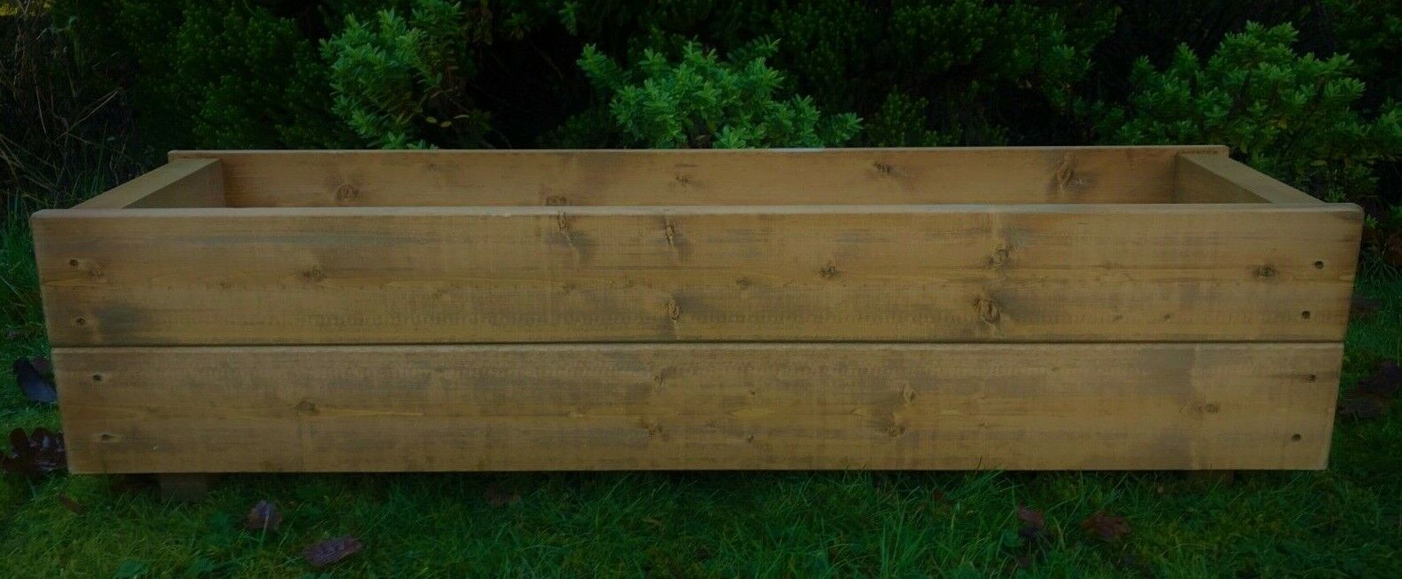 Long Garden Wooden Planter Trough Veg Wood Flower Boxes READY MADE 90cm