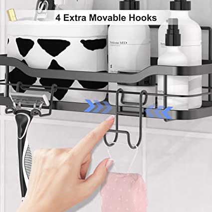 Shower Caddy Black, Shower Shelf