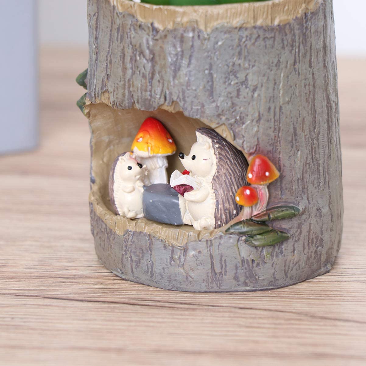 Plant Pot Cute Animal Hedgehog