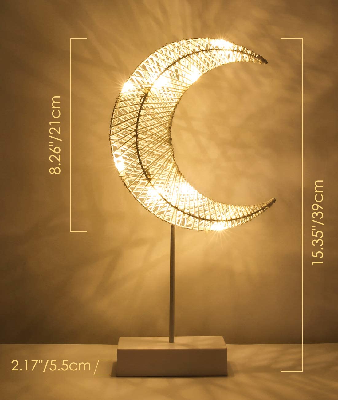 Crescent Moon Table Lamp