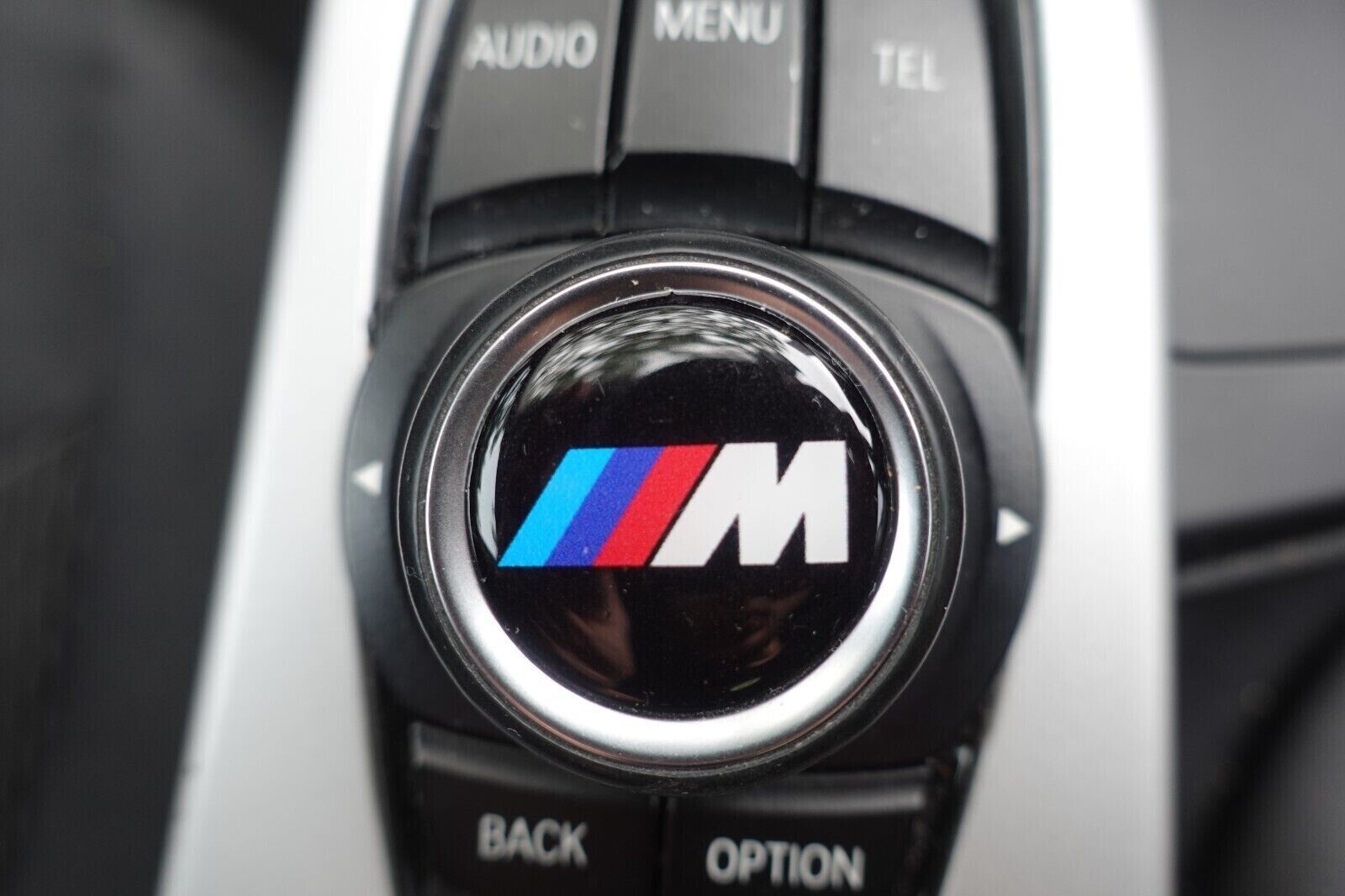 M-Sport BMW Emblem Multimedia Control Domed Sticker Badge Decal 3D Sticker 29mm