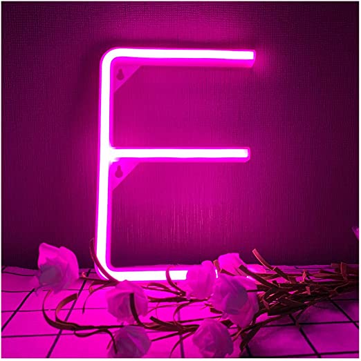 Neon Alphabet Sign