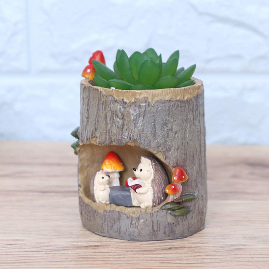 Plant Pot Cute Animal Hedgehog