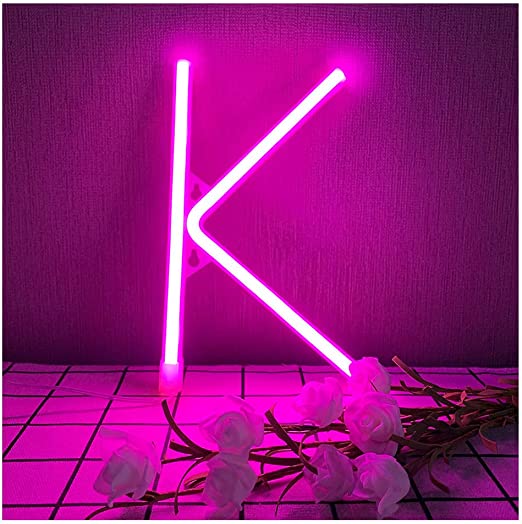 Neon Alphabet Sign