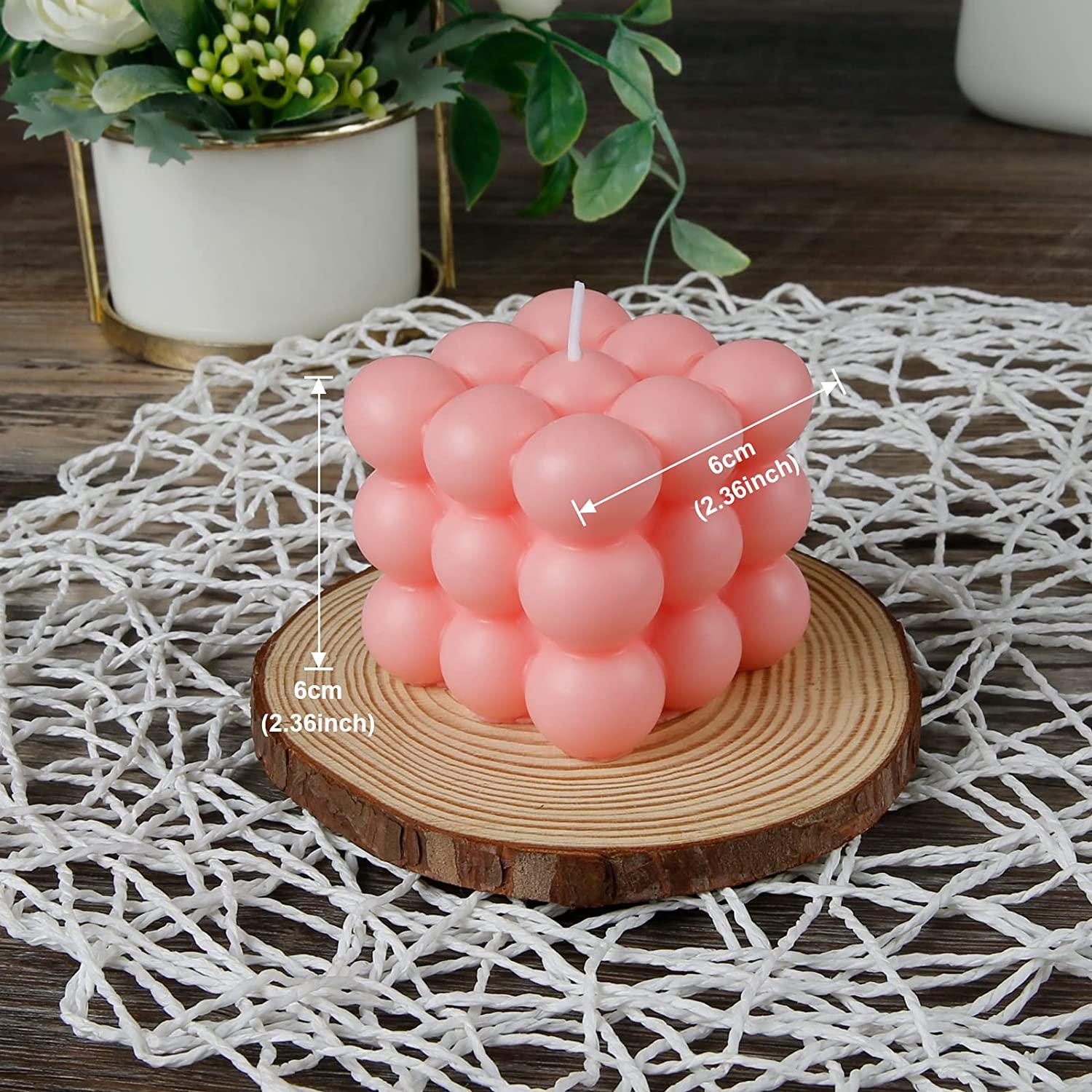 4 Pack Of Bubble Candles