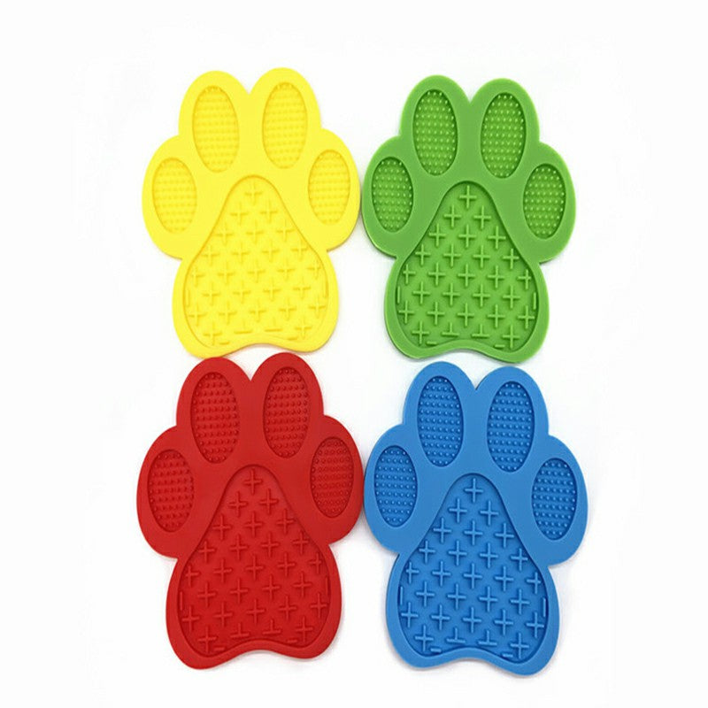 Non-Slip Silicone Dog Lick Pad Pet Food Feeder Bowl Puppy Cat Lick Mat