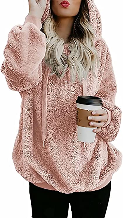 Women Fluffy Hoodies