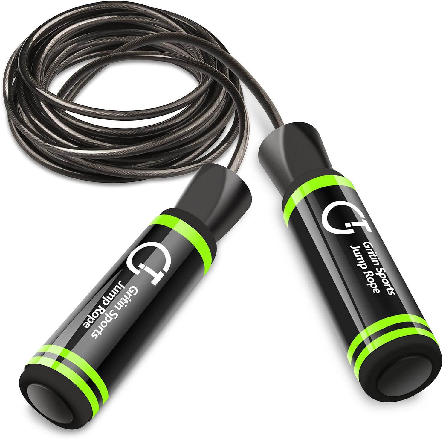 Skipping Speed Jump Rope Soft Memory Foam Handle Tangle-free Adjustable