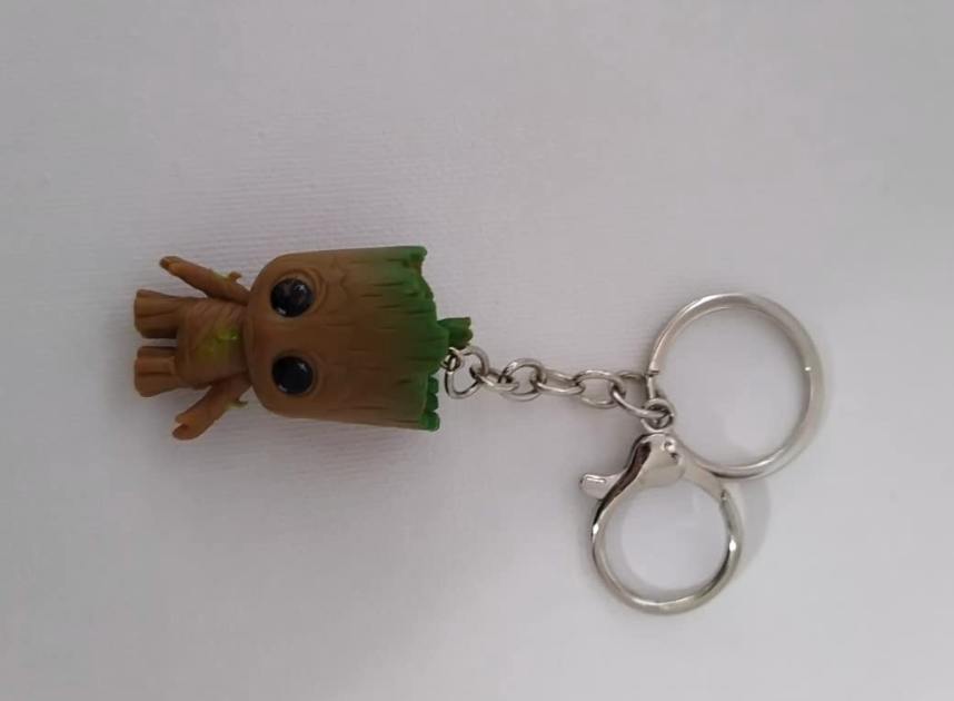 Groot Plant Pot Flowerpot Baby Groot Figures Cute Model, Succulent Planter Cute Green Plants Flower Pot with Hole Groott Pen Holder