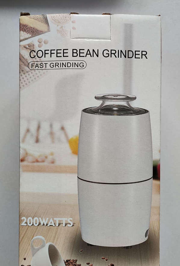 Coffee Grinder Electric - Turimon Stainless Steel Coffee Bean Grinder for Coffe Espresso Latte Mochas, One-Touch Grinder for Herb, Spice, Grain and More