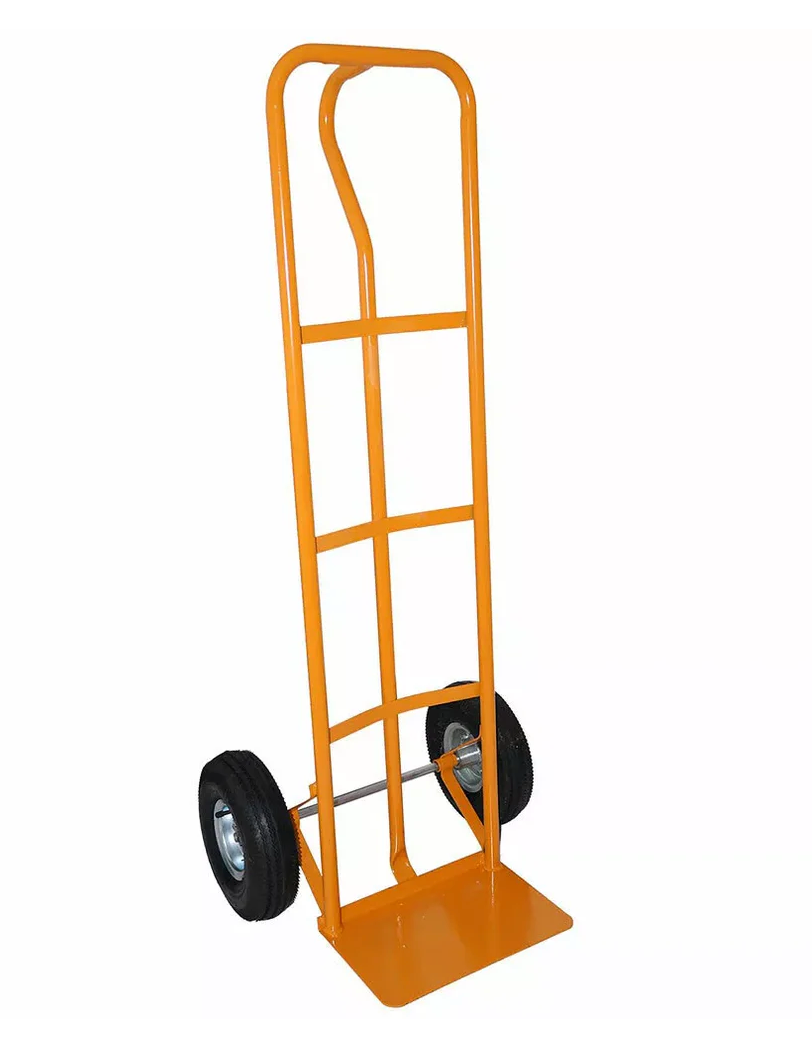 600lb Heavy Duty Sack Truck Industrial Hand Trolley With Pneumatic Tyre Wheel