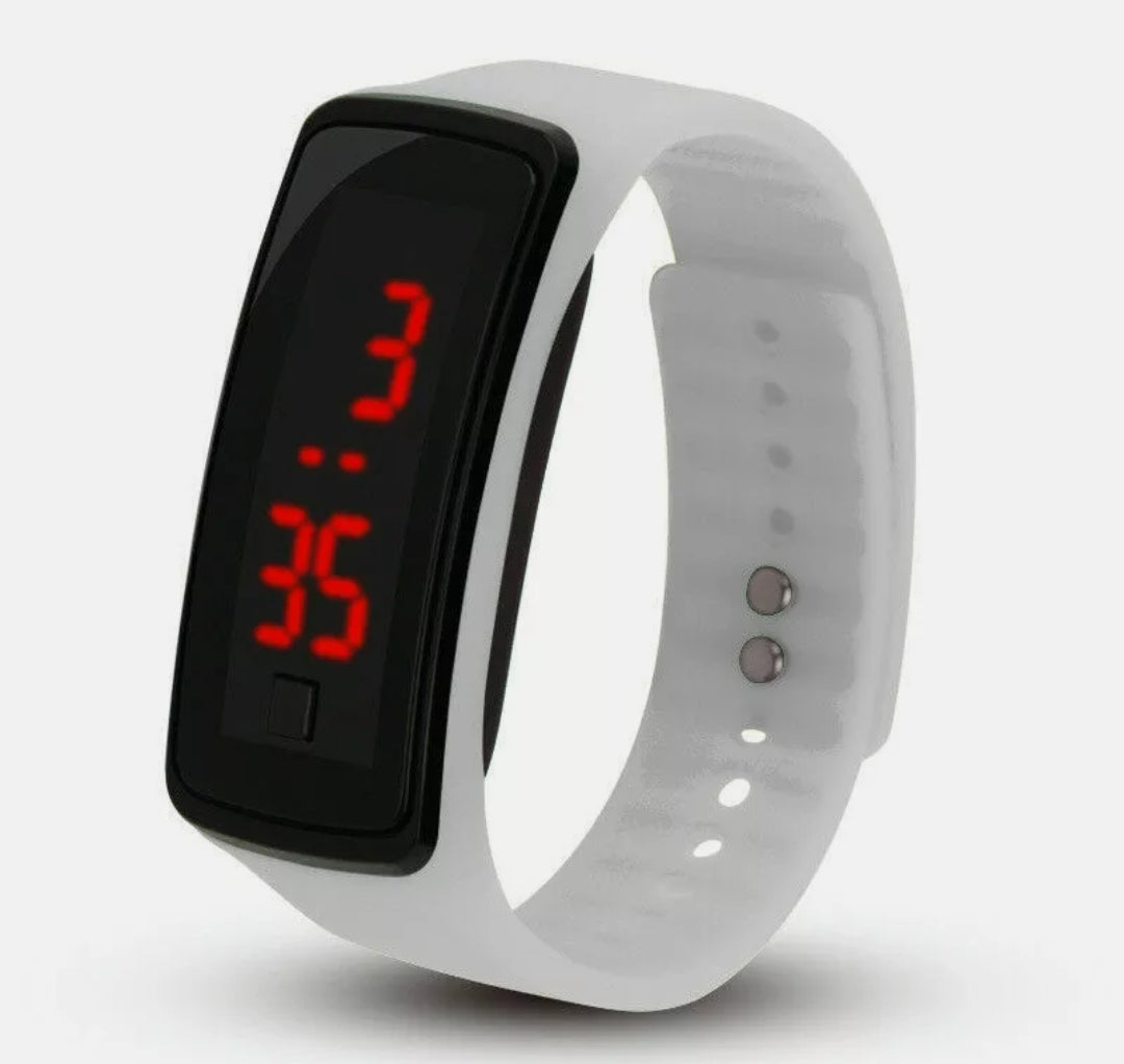 Digital Wrist Sport LED Watch Kids Boy's Girls Men Women Children Gifts Present