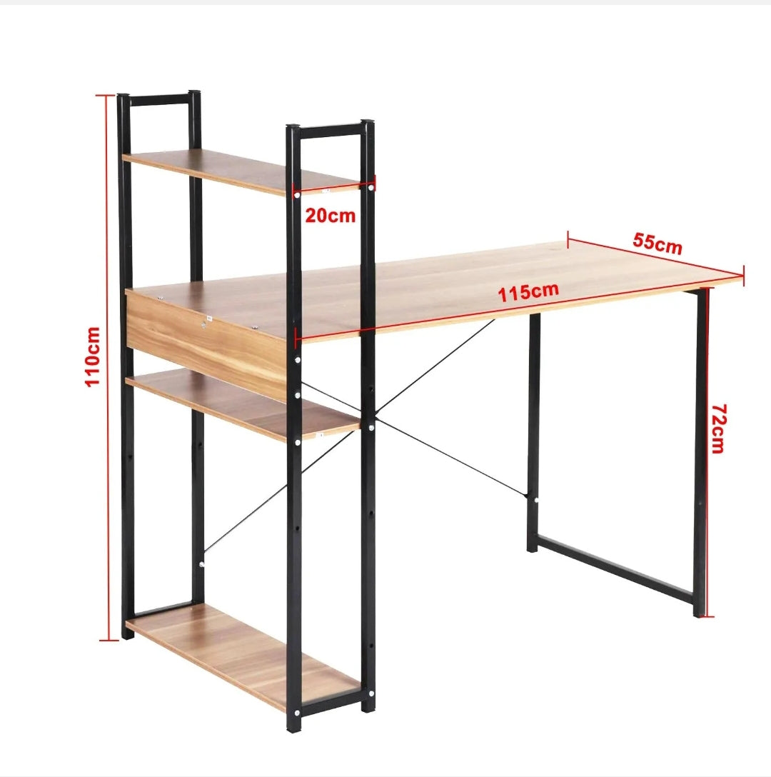 120cm Computer Desk Study PC Table Laptop Writing Workstation Home Office Desk