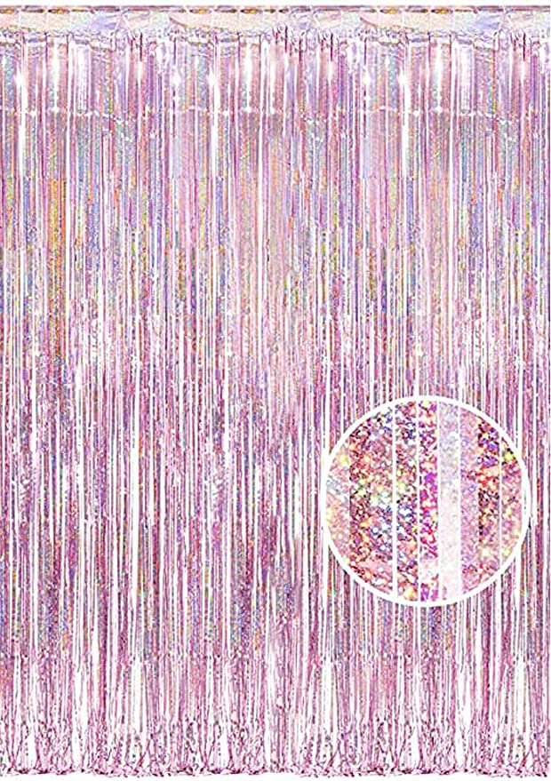 Tinsel Foil Fringe Curtain Party Decoration Backdrop Sparkle