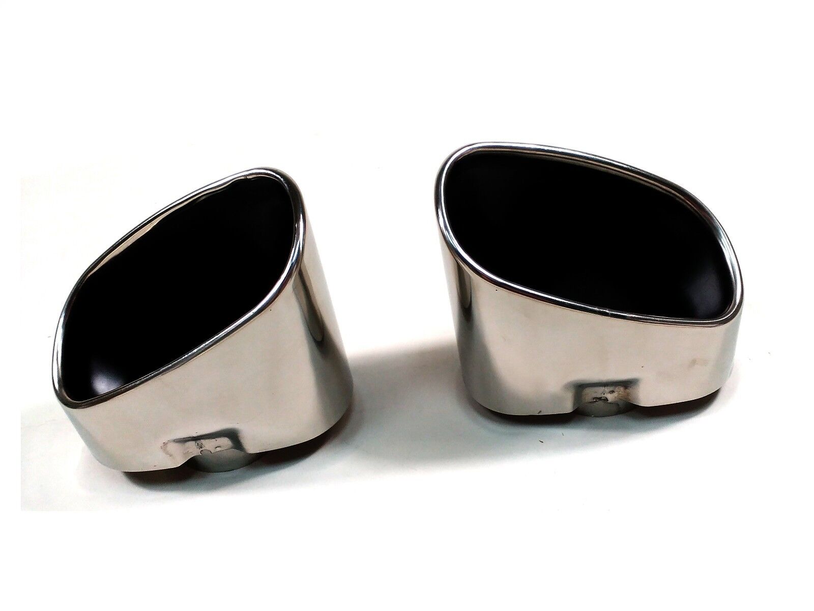 NEW FOR BMW X5 E70 DUAL CHROME EXHAUST PIPE MUFFLE TIP STAINLESS STEEL