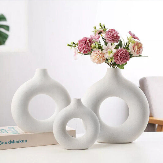 Ceramic Donut Vase