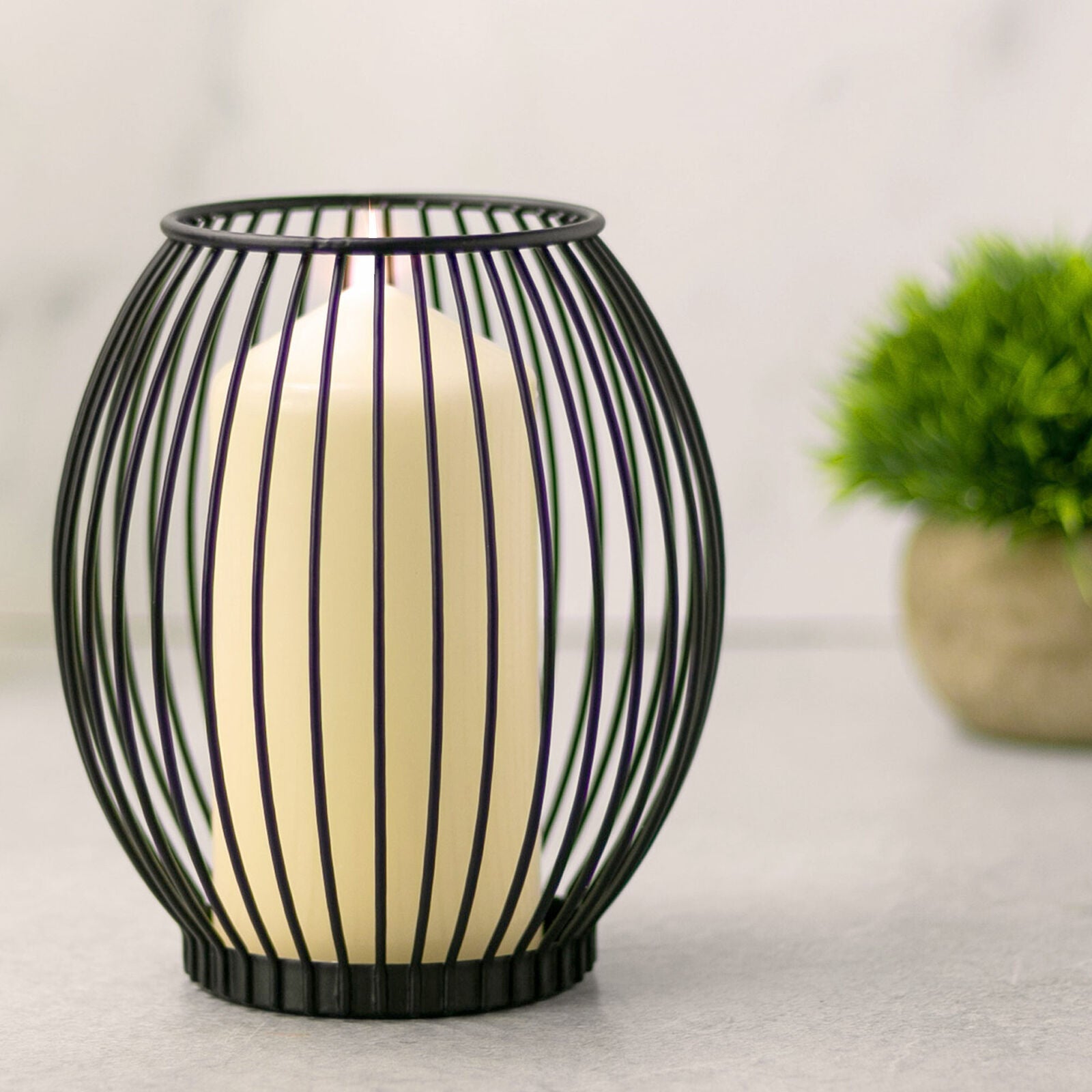 Cage Candle Holders - Set of 2