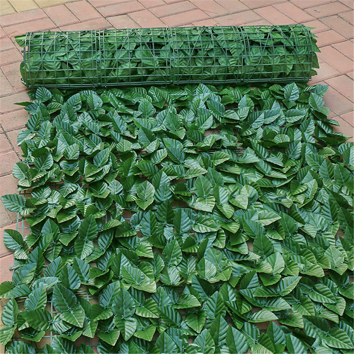 3m Artificial Hedge Fake Ivy Leaf.Garden Fence Privacy Screening Roll Wall Panel