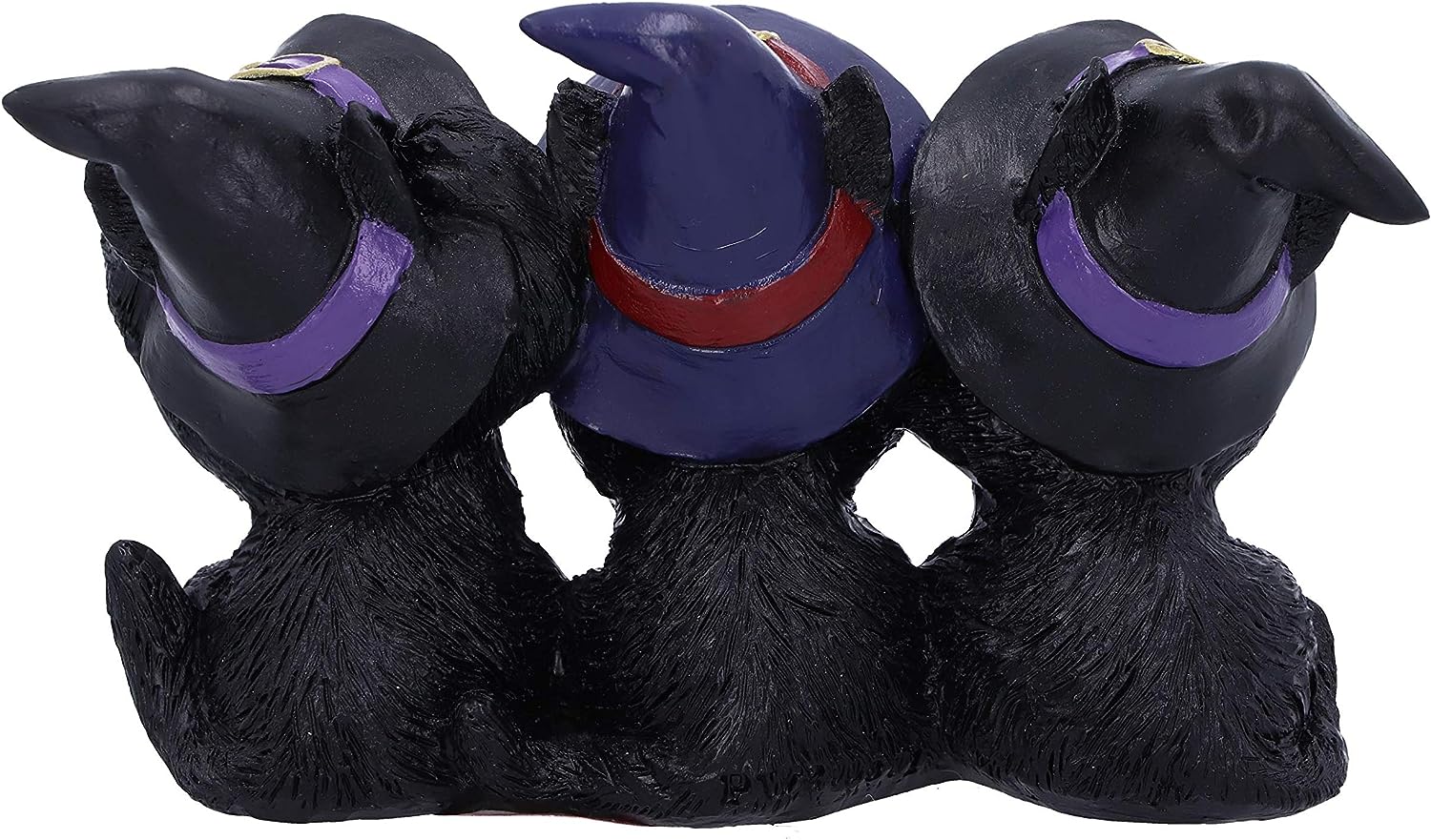 Nemesis Now Three Wise Black Cats See No Hear No Speak No Evil Familiar Figurine,11.5cm