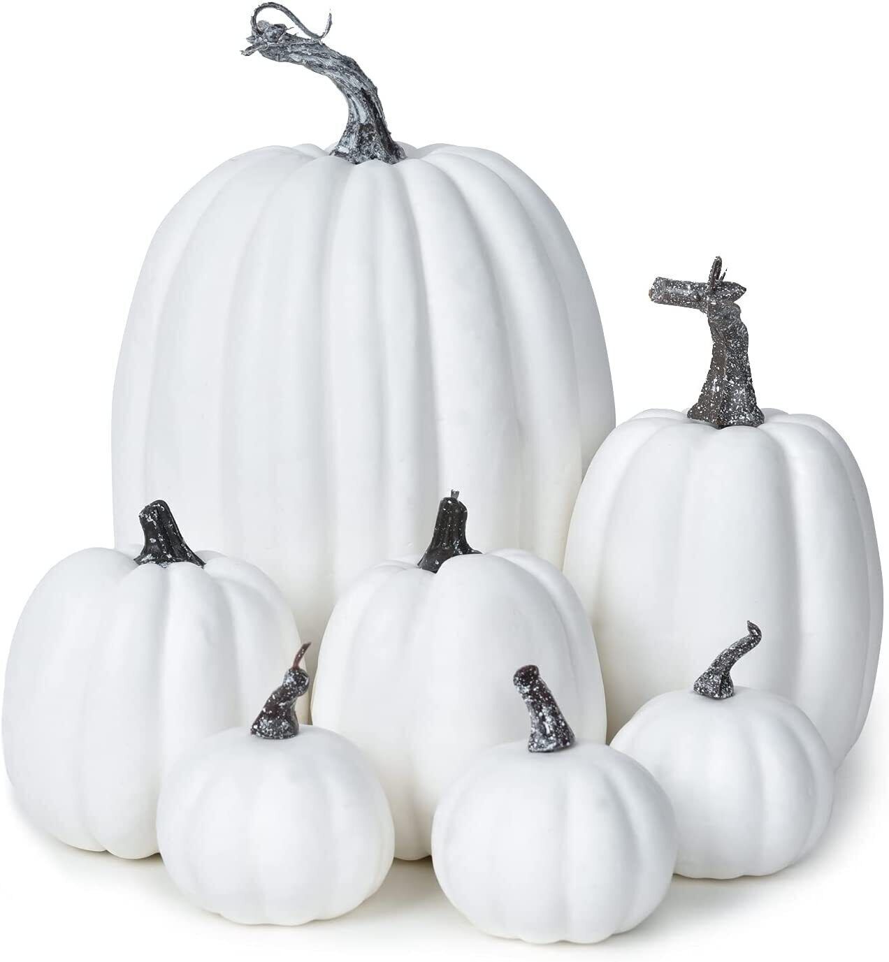 7Pcs Large Artificial Foam Pumpkin Simulation Props Halloween Party Decorations