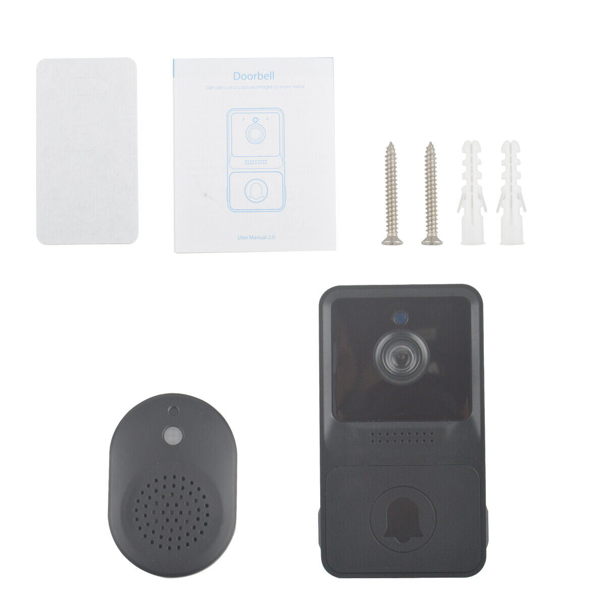 Smart Wireless WiFi Video Doorbell Phone Camera Door Bell Ring Intercom Security